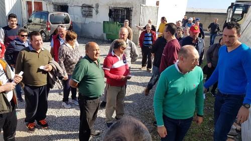 Hubo gran afluencia de agricultores desde Roquetas.