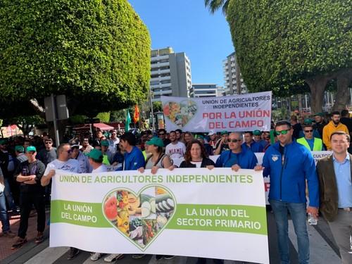 Otro momento de la manifestación.