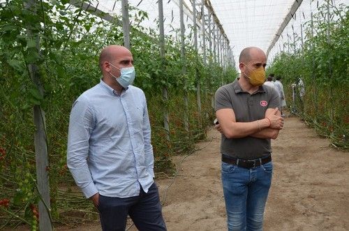 Carlos Fernández y José Cárdenas, de Semillas Fitó.