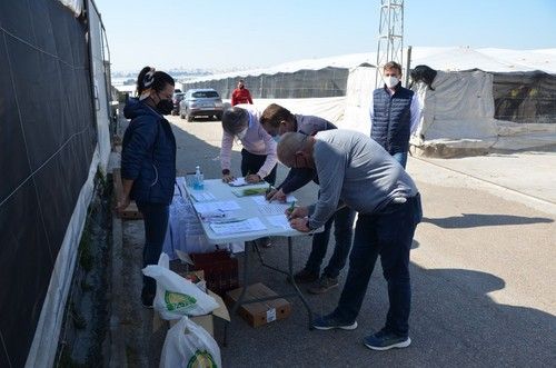 Incripciones previas a acceder a la finca.