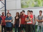 Los alumnos muy interesados durante toda la visita