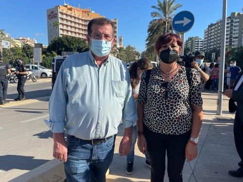 El PSOE ejidense con los agricultores.