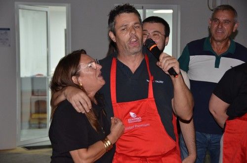 Mateo y Elia Algarra, técnico de Cerrillo y Pérez.