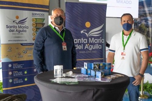 La cooperativa Santa María del Águila acudió a las jornadas con un expositor