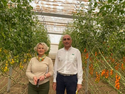 Maria Fernanda y Salvador Peramo, durante las jornadas celebradas en Almería.