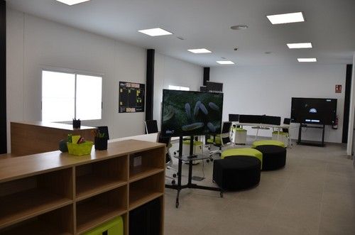 Gran amplitud y luminosidad que invitan a los empleados de Biobest a acudir al trabajo con una excelente predisposición.