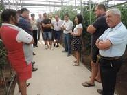 Otra imagen del grupo de agricultores durante la charla.