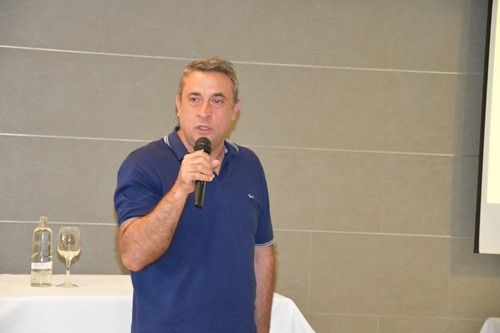 Francisco Javier Díaz, presidente de Agroiris, cerrando las jornadas.
