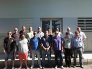 Foto de familia de la visita realizada por agricultores.