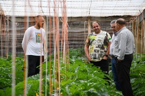 Algunos de los agricultores asistentes.