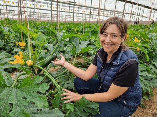 Beatriz Palmero, técnico de desarrollo de calabacín de HM.CLAUSE
