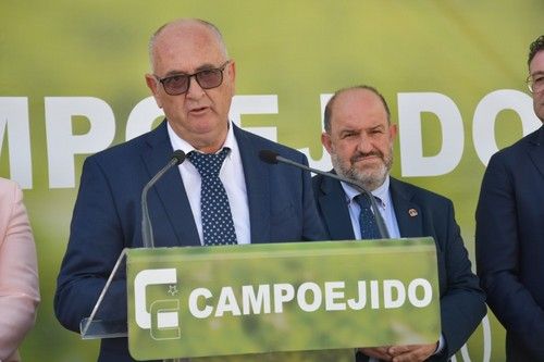 Cristóbal Martín, presidente de Campoejido, durante su intervención.
