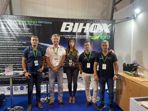 Marcos Parra, Pelayo Fernández, Iluminada Milla, Julio Carazo y Juan Sorroche, de Bihox