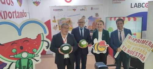 Presentación de la campaña 'La primera sandía europea'.