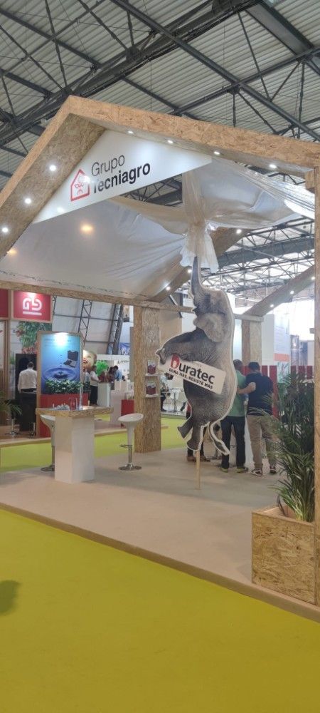 Stand de Grupo Tecniagro, en la segunda planta.