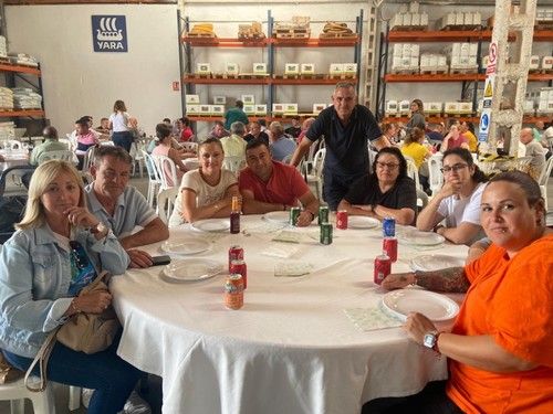 Tras la jornada, llegó la comida