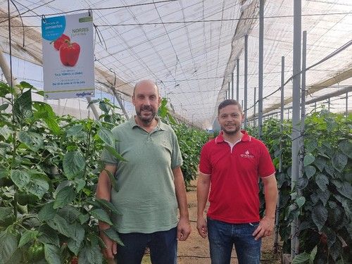 José Vázquez, de Syngenta,  atendió a muchos de los asistentes a las jornadas.