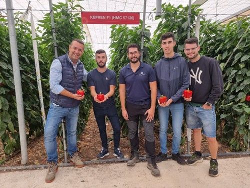Técnicos y agricultores conociendo las novedades de HM.CLAUSE