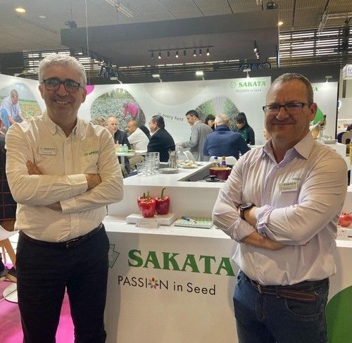 Francisco Morales y Javier Pérez, de la casa de semillas Sakata.