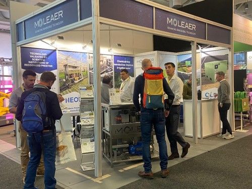 Stand de Moleaer en el pabellón 3.1.