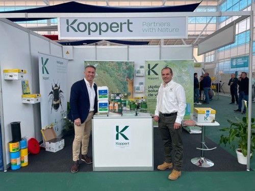 Equipo de Koppert en su stand