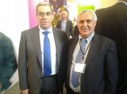 6 de febrero. Francisco Luque, gerente de Semilleros Laimund (dcha.), con un amigo.