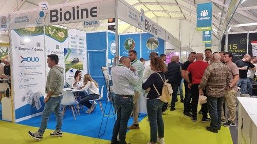 Concurrido stand de Bioline Iberia