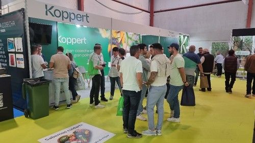 Expositor de Koppert en el pabellón 1