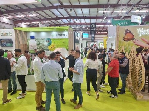 Gran ambiente en el pabellón 1 en el primer día de Expolevante