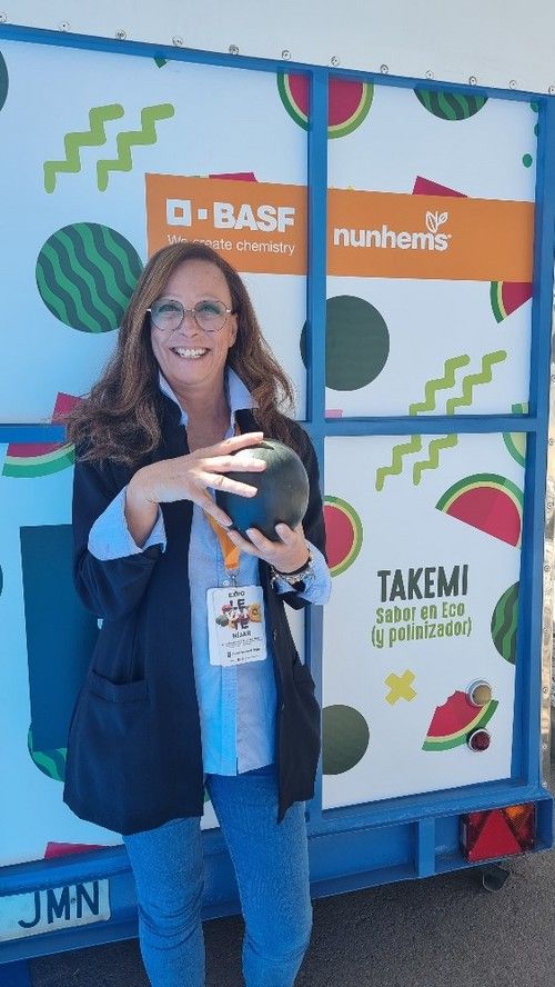 Mercedes Fernández muestra la novedad Takemi de BASF