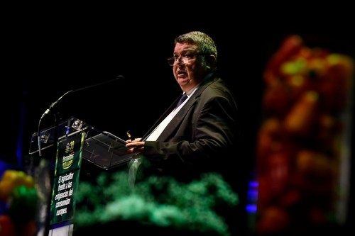 José Antonio Gutiérrez, miembro del consejo rector de SAT Agroiris, hizo un repaso por la historia de la empresa.