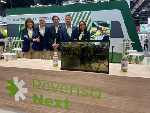 Equipo de Rovensa Next en la feria.
