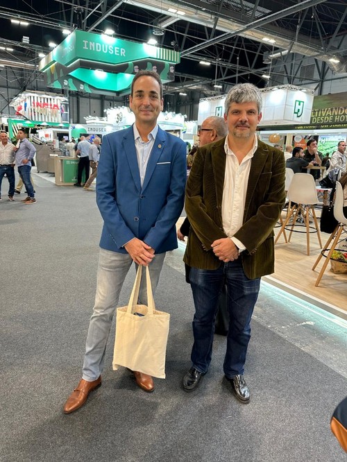 Fernando Paniagua y Samuel Sanz del colegio de ingenieros agrícolas de Almería.