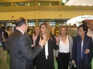 El delegado de Agricultura, José Manuel Ortiz, junta a la presidenta de la Junta