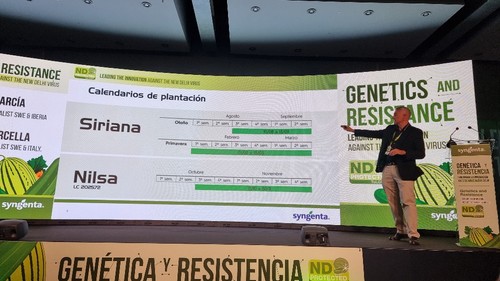 Víctor García del Águila hablando de las novedades en pepino