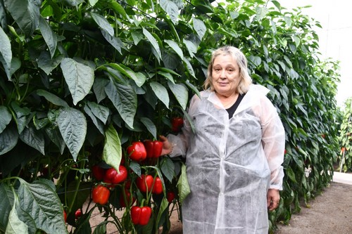 Mari Luz Rodríguez, dueña de la finca.