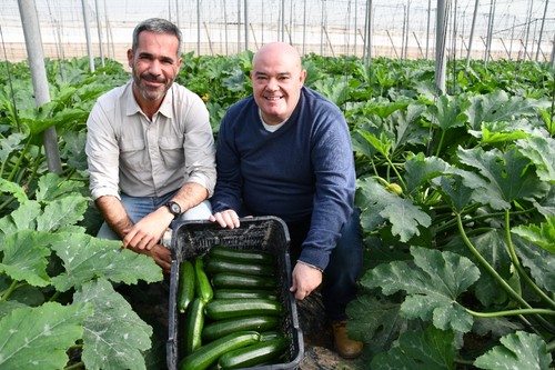 José Torres y Miguel Ángel Fernández, técnicos de Semillas Fitó