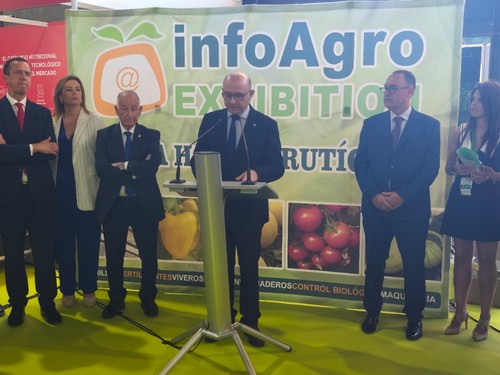 Manuel Gómez, secretario General de Agricultura, Ganadería y Alimentación de la Junta de Andalucía, durante su intervención.