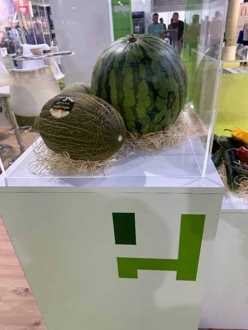 Productos de Hortamar en su stand.
