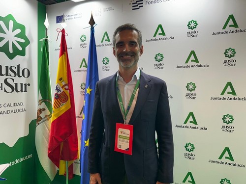 Ramón Fernández-Pacheco, consejero de Agricultura de  la Junta de Andalucía, no ha querido perderse este importante evento para sector agroalimentario.