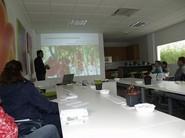 Imagen de la charla previa, acerca del CED, por parte de Manolo Correa, de Rijk Zwaan.