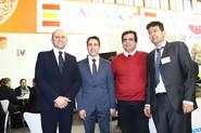 El concejal de Agricultura de El Ejido, junto al diputado provincial del ramo, el alcalde de Níjar y Antonio Escobar, de Grupo Agroponiente.