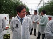 Francisco Góngora recorrió todas las instalaciones.