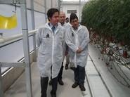 La visita al invernadero resultó más que interesante.