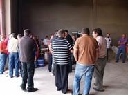 Otra imagen de agricultores que se dieron cita este jueves, 16 de mayo, en el acto organizado por Sipcam Iberia en Las Norias, término municipal de El Ejido.