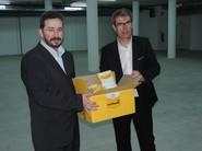 Francisco González con Francisco Solera, director comercial