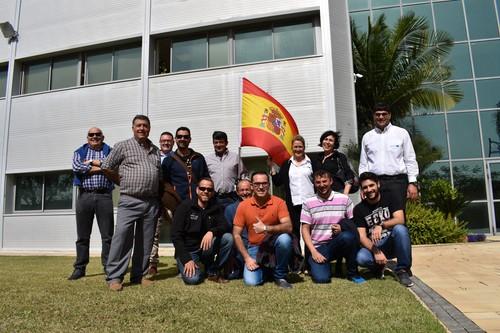 Politiv muestra a los agricultores almerienses su fábrica de plástico en Israel