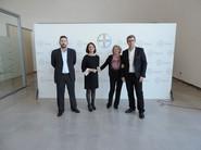 Francisco Solera, Rosa Camacho, Concha Moya y Francisco González