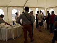 A mediodía hubo un descanso para disfrutar de una comida ofrecida por Nunhems Bayer CropScience