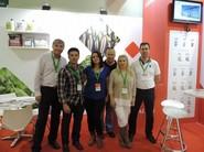 Trabajadores de Fertinagro en la feria